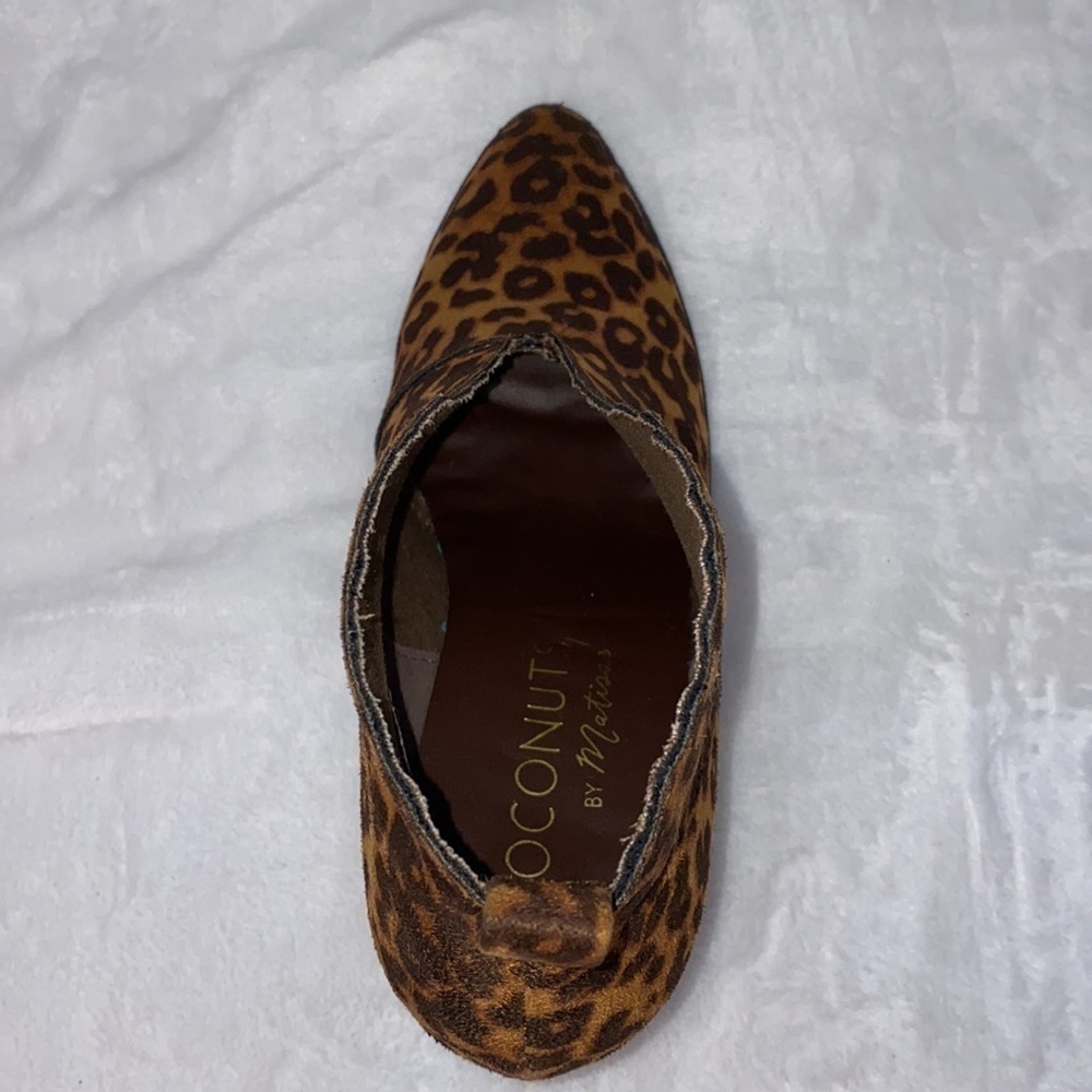 𝅺coconuts by Matisse Addie Leopard Print Ankle Booties Size 6.5M - Picture 10 of 16
